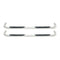 Westin 1999-2013 Chevy Silverado 1500 Crew Cab E-Series 3 Nerf Step Bars - SS