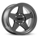 Mickey Thompson Open 5 Black Wheel - 17X9 6X5.5 BP 5in BS 0 Offset 108.1mm Bore