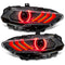 Oracle Lighting 18-23 Ford Mustang Dynamic ColorSHIFT LED Headlights - Black Series NO RETURNS