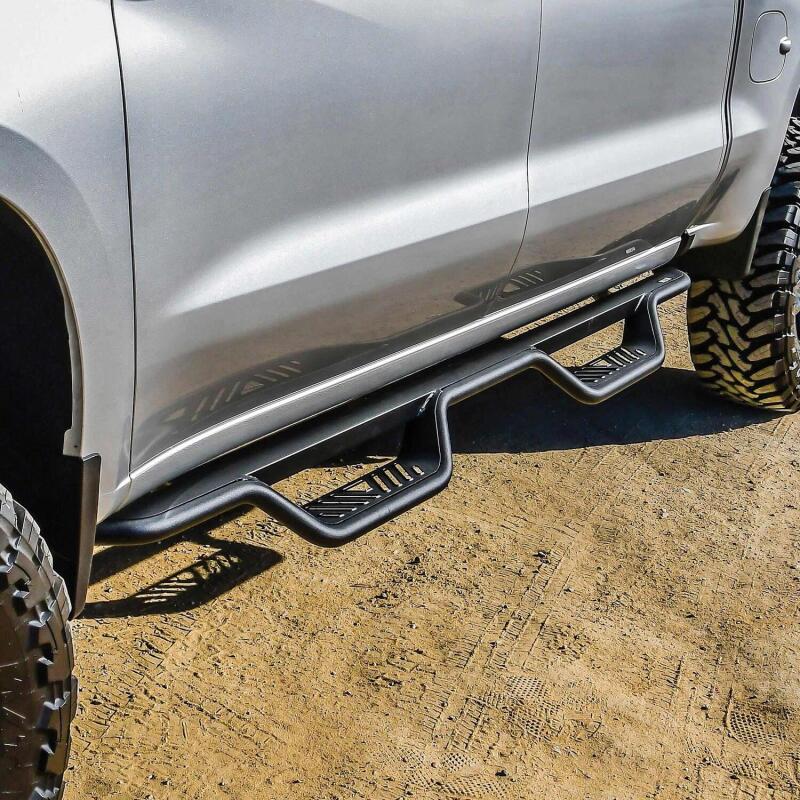 Westin 19-22 Chevrolet Silverado / GMC Sierra Crew Cab Outlaw Nerf Step Bars