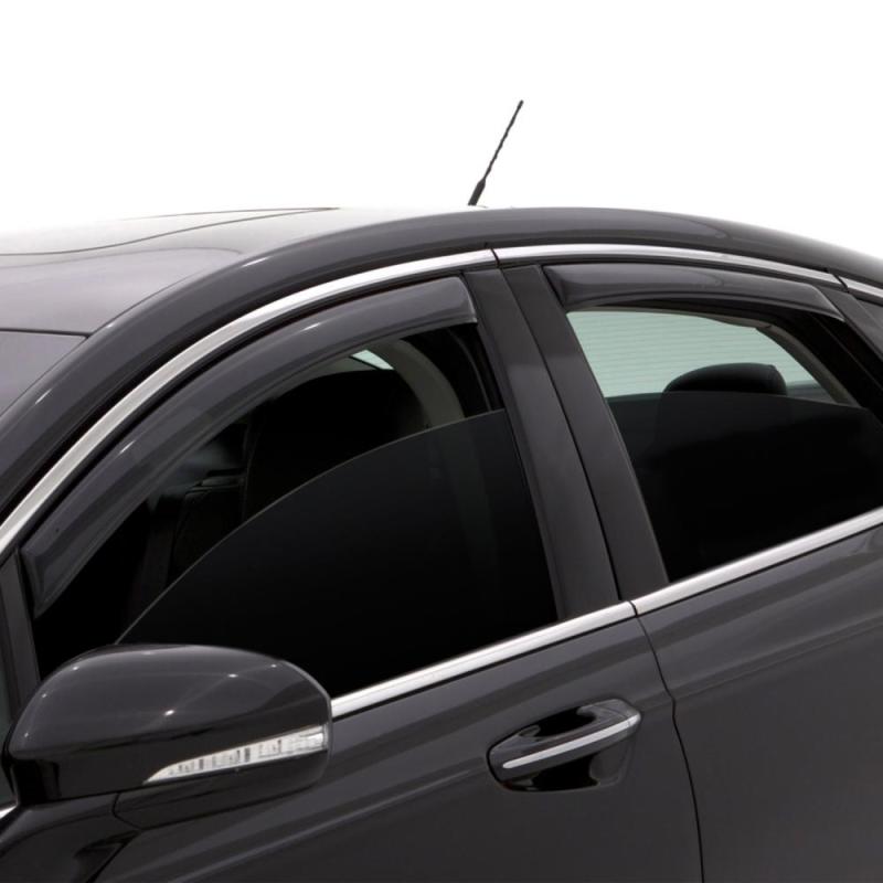 AVS 15-18 Ford Edge Ventvisor In-Channel Front & Rear Window Deflectors 4pc - Smoke