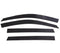 AVS 2018+ Toyota Camry Ventvisor Low Profile Deflectors 4pc - Smoke w/ Chrome Trim