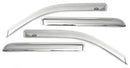 AVS 11-18 Jeep Grand Cherokee Ventvisor Outside Mount Front & Rear Window Deflectors 4pc - Chrome