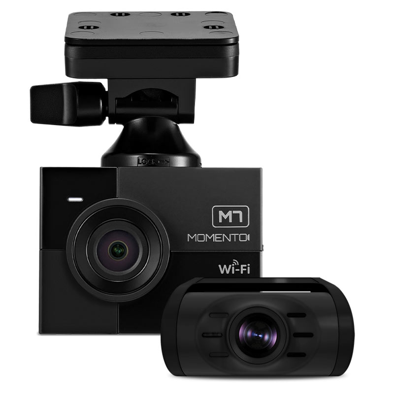 Momento M7 Wi-Fi 3-Channel 2K QHD Dash Camera - Front & Rear