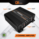 PRV Audio QS1200.4 2Ω 4-Channel Full Range Amplifier