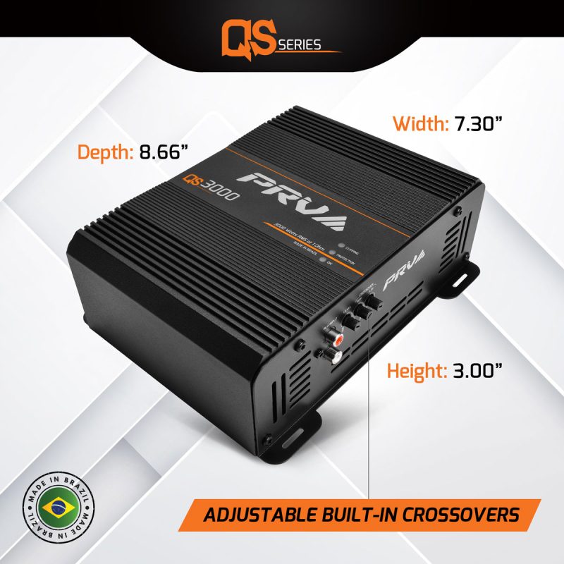 PRV Audio QS3000 1Ω 1-Channel Full Range Amplifier