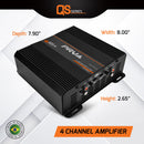 PRV Audio QS800.4 2Ω 4-Channel Full Range Amplifier