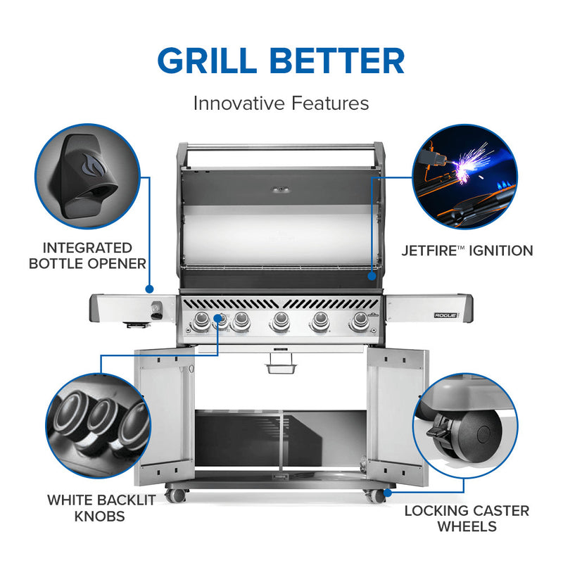 Napoleon Rogue® PRO 625 SIB with Infrared Side Burner