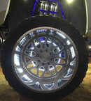 Oracle LED Illuminated Wheel Rings - White SEE WARRANTY