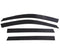 AVS 02-08 Dodge RAM 1500 Quad Cab Ventvisor Low Profile Deflectors 4pc - Smoke