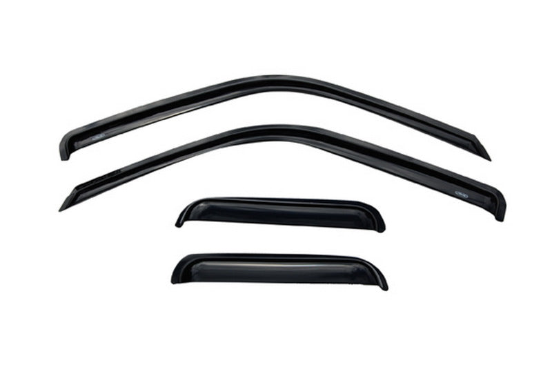 AVS 88-99 Chevy CK Ext. Cab Ventvisor Outside Mount Window Deflectors 4pc - Smoke