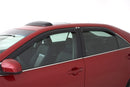 AVS 14-18 Toyota Corolla Ventvisor Outside Mount Window Deflectors 4pc - Smoke