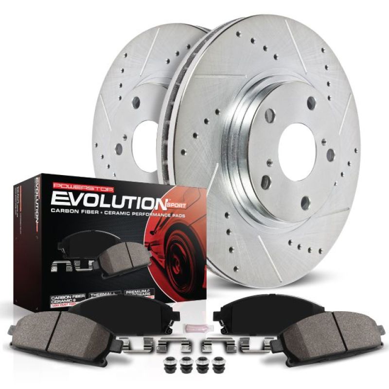 Power Stop 04-08 Acura TL Front Z23 Evolution Sport Brake Kit