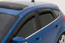 AVS 12-18 Ford Focus Ventvisor Outside Mount Window Deflectors 4pc - Smoke