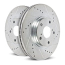 Power Stop 99-10 Volkswagen Beetle Front Evolution Drilled & Slotted Rotors - Pair