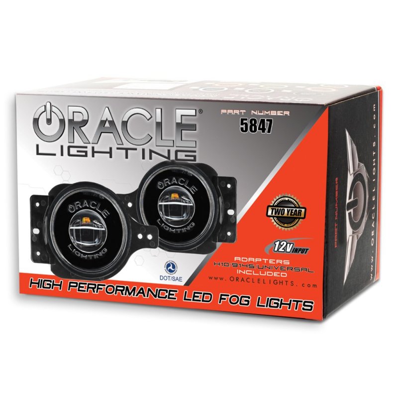 Oracle Jeep Wrangler JL/JT Sport High Performance W LED Fog Lights - w/o Controller NO RETURNS