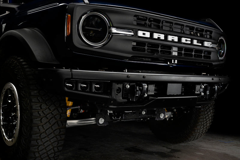 ORACLE Lighting 21-22 Ford Bronco Triple LED Fog Light Kit for Steel Bumper - White SEE WARRANTY