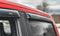 AVS 16-18 Nissan Titan XD Crew Cab Ventvisor Outside Mount Window Deflectors 4pc - Smoke