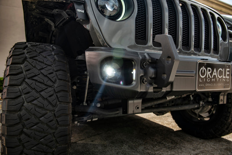 Oracle Jeep Wrangler JL/JT Sport High Performance W LED Fog Lights - w/o Controller NO RETURNS