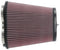 K&N Universal Clamp-On Air Filter 3-1/8in Dual FLG  8-7/8in X 5-3/16 B 6-1/4in X 4IN T, 9inH W/STUD