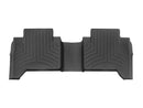 WeatherTech 16+ Toyota Tacoma Double Cab Rear FloorLiner - Black