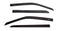 AVS 14-18 Chevy Silverado 1500 Crew Cab Ventvisor Low Profile Window Deflectors 4pc - Matte Black