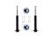 MaxTrac 15-20 Ford F-150 2WD 0-3in Front Adj. Lowering Struts - Pair