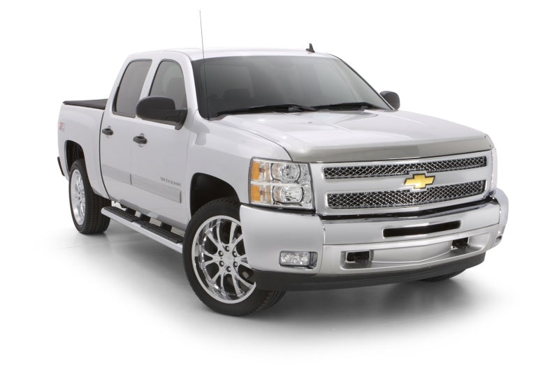 AVS 22-23 Chevrolet Silverado 1500 (Excl. ZR2/LT Trail Boss) Aeroskin Low Profile Hood Shield - Chrm