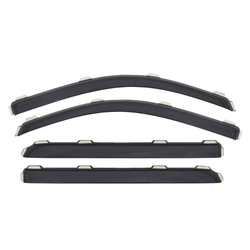 AVS 16-18 Nissan Maxima Ventvisor In-Channel Front & Rear Window Deflectors 4pc - Smoke