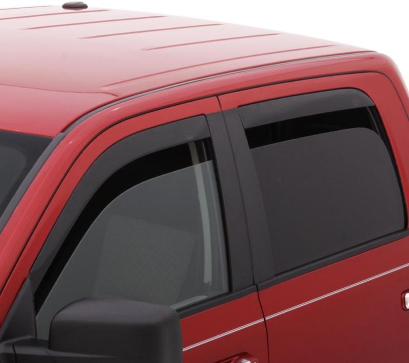 AVS 07-14 Toyota FJ Cruiser Ventvisor Low Profile Deflectors 4pc - Smoke