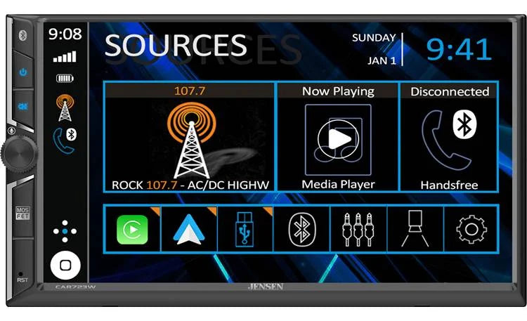 Jensen CAR723W Digital multimedia receiver