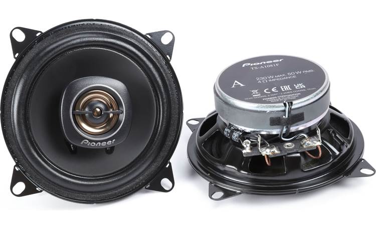 Pioneer TS-A1081F, 2-Way Coaxial Car Audio Speakers, Full Range (pair)