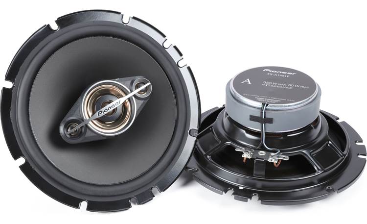 Pioneer TS-A1681F, 4-Way Coaxial Car Audio Speakers, Full Range (pair)