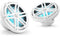 JL Audio M3-770X-S-GW-I 7.7" marine speakers with LED lights