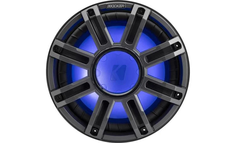 Kicker 51MWF104 10" 4-ohm marine subwoofer with RGBW LED lighting