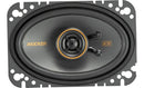 Kicker KSC460 4x6-Inch Coaxial Speakers w/.5-Inch tweeters, 4-Ohm