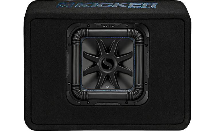 Kicker 44TL7S102-3 Ported enclosure with one Solo-Baric L7S Series 2-ohm 10" subwoofer