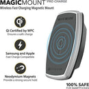 SCOSCHE MPQ2OH-XTSP MagicMount Magnetic Phone Mount Charger for Mobile Devices