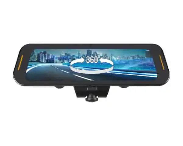 Rydeen Tombo 360x 4K Dash Camera Frameless Rearview Mirror & and 10" Touchscreen TFT Monitor