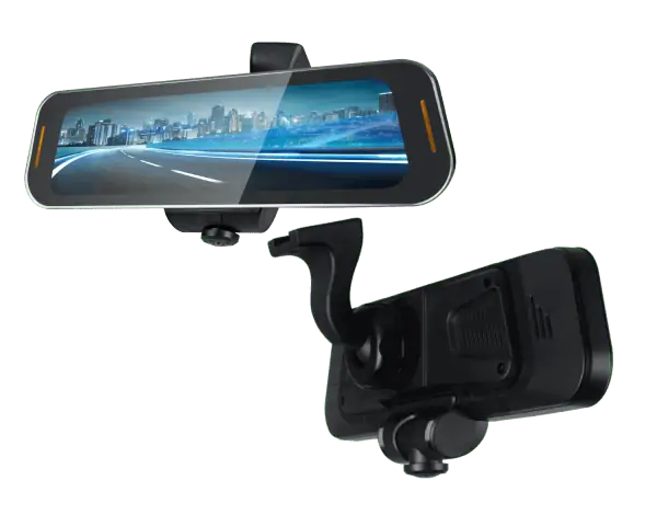 Rydeen Tombo 360x 4K Dash Camera Frameless Rearview Mirror & and 10" Touchscreen TFT Monitor