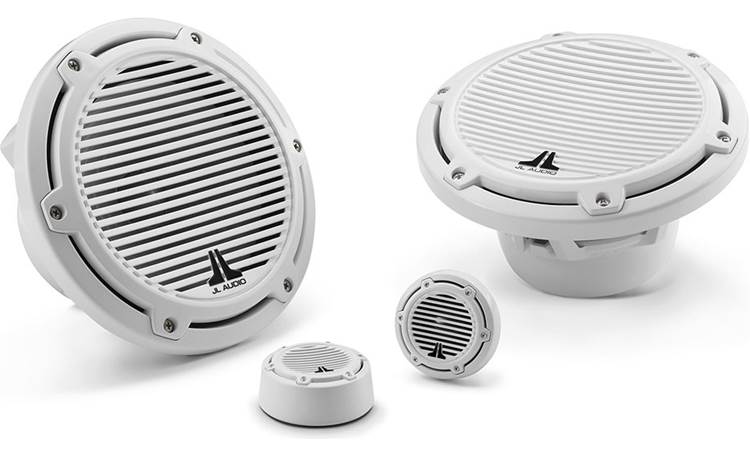 JL Audio M770-CCS-CG-WH 7.7" marine component speaker system (White w/ "Classic" grilles)