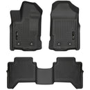 Husky Liners 2019+ Ford Ranger SuperCrew Cab Weatherbeater Black Front & 2nd Seat Floor Liners