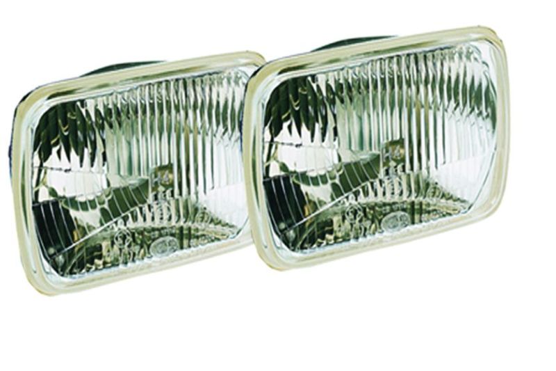 Hella Vision Plus 8in x 6in Sealed Beam Conversion Headlamp Kit (Legal in US for MOTORCYLCES ONLY)