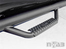 N-Fab Nerf Step 15-17 GMC - Chevy Canyon/Colorado Crew Cab 5ft Bed - Tex. Black - W2W - 3in
