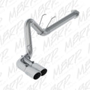 MBRP 17-19 Ford F-250/350/450 6.7L 4in Filter Back Single Side Dual Exit T409 Exhaust System