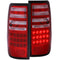 ANZO 1991-1997 Toyota Land Cruiser Fj LED Taillights Red/Clear