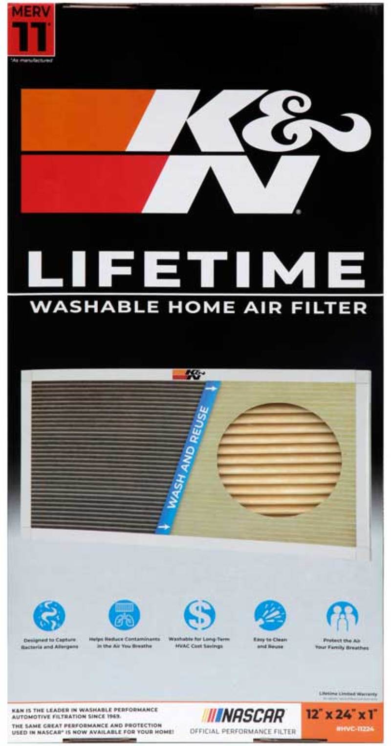 K&N HVAC Filter - 12 x 24 x 1