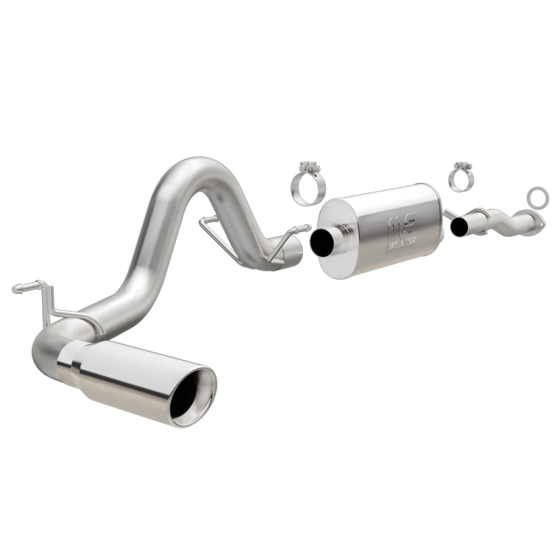 MagnaFlow Cat-Back 2016 Toyota Tacoma 3.5L V6 SS 3in Single Pass Side Exit Rear 4in Tip
