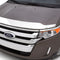 AVS 17-18 Ford Fusion (Grille Fascia Mount) Aeroskin Low Profile Hood Shield - Chrome