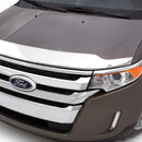 AVS 12-14 Toyota Camry Aeroskin Low Profile Hood Shield - Chrome